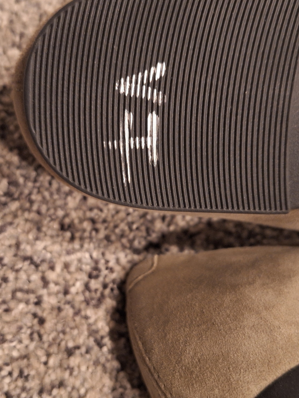 Vagabond Suede Pointed-Toe Flats in Olive/Tan - Picture 8 of 13